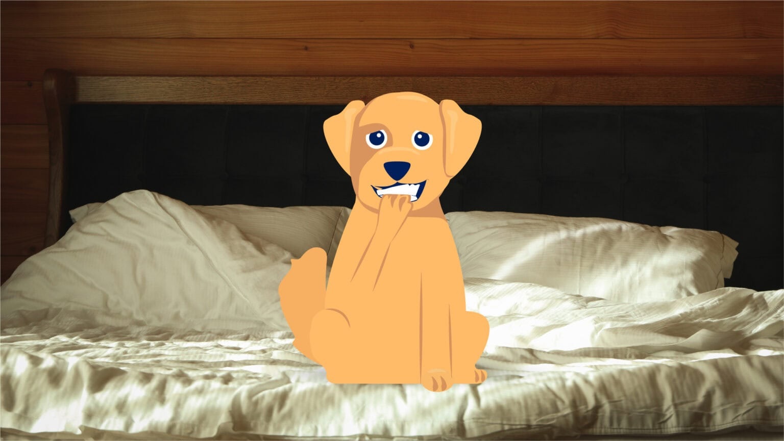 Miért rágja a kutya a mancsát?