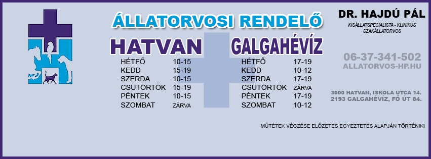 Állatorvosi Rendelő Hatvan-Galgahévíz