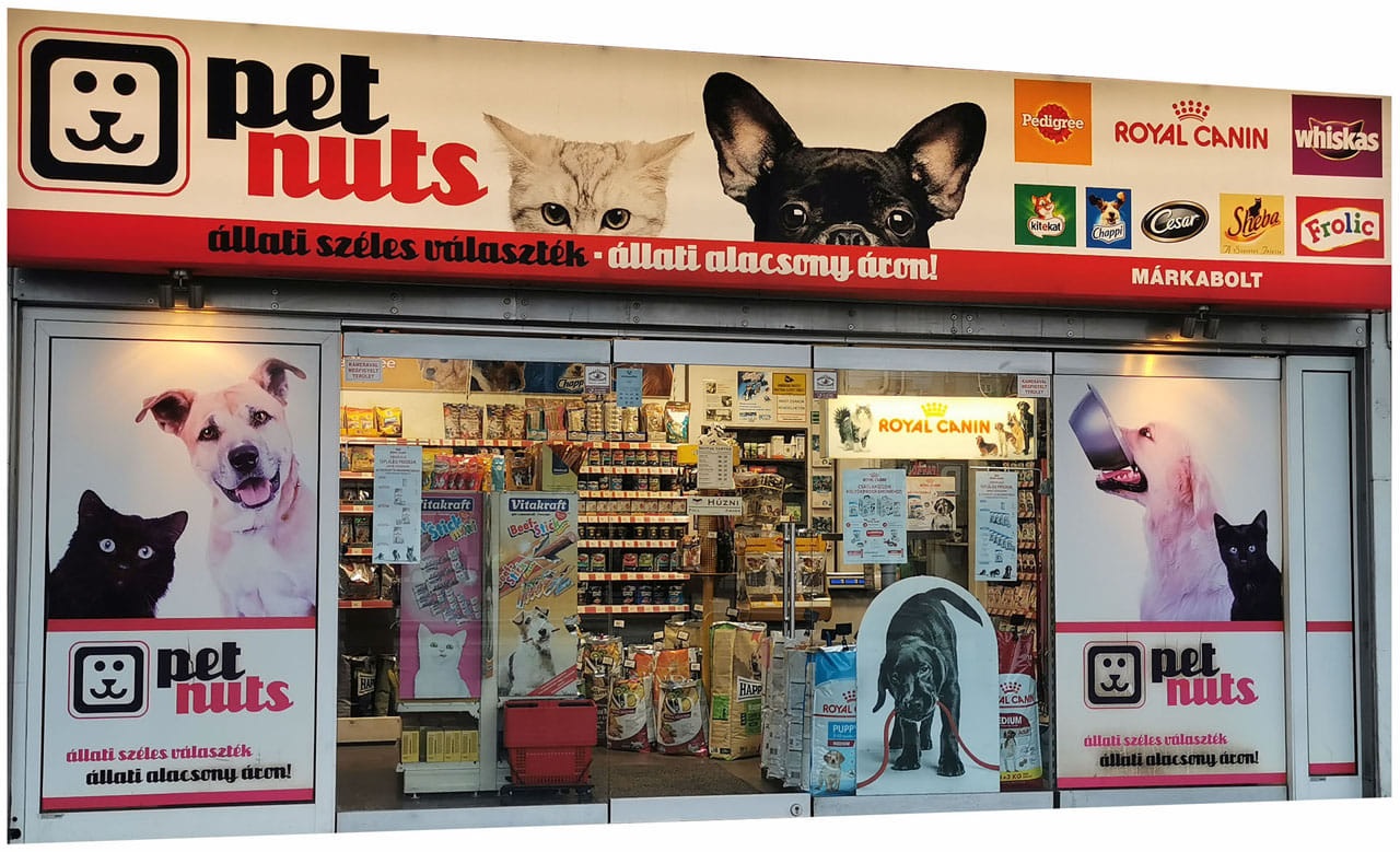 PET NUTS állateledel szaküzlet