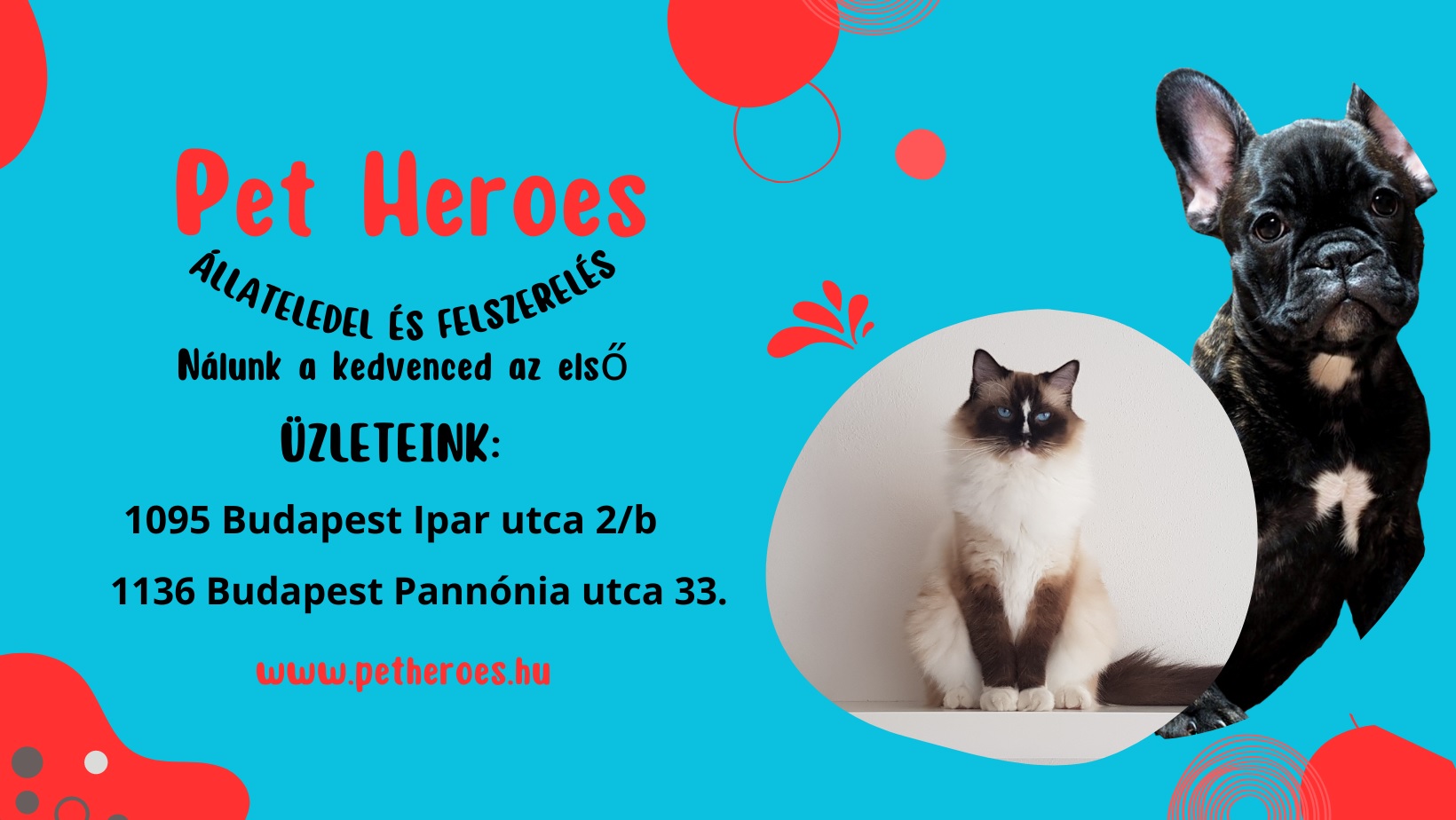 Pet Heroes állateledel és felszerelés