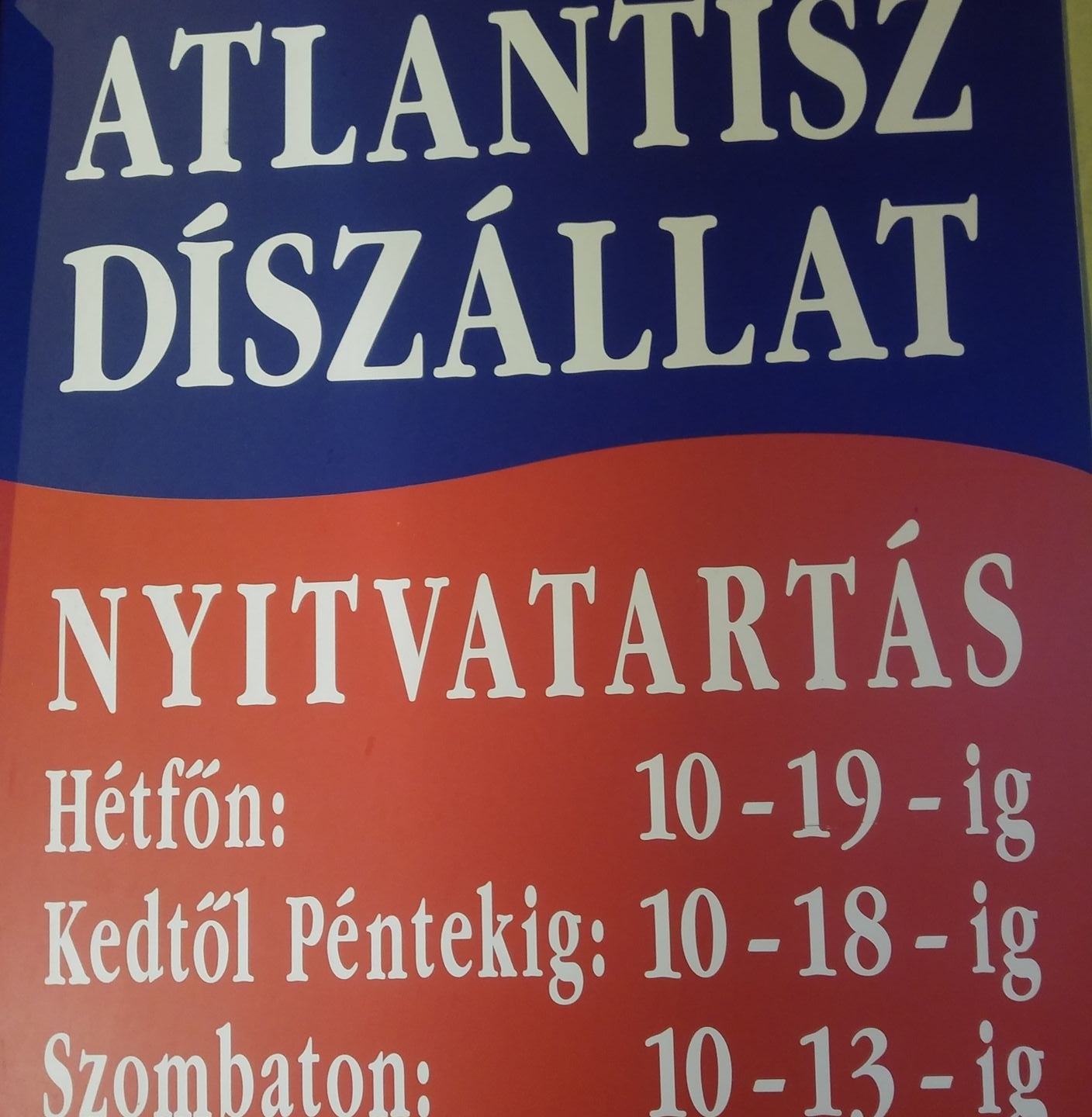 Atlantisz Fauna állatkereskedés