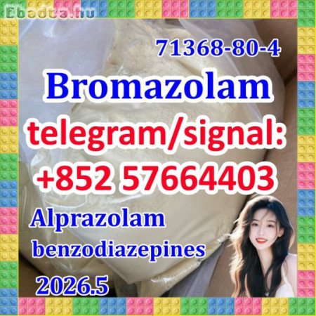 Cas 71368-80-4 Bromazolam 99.8% white powder