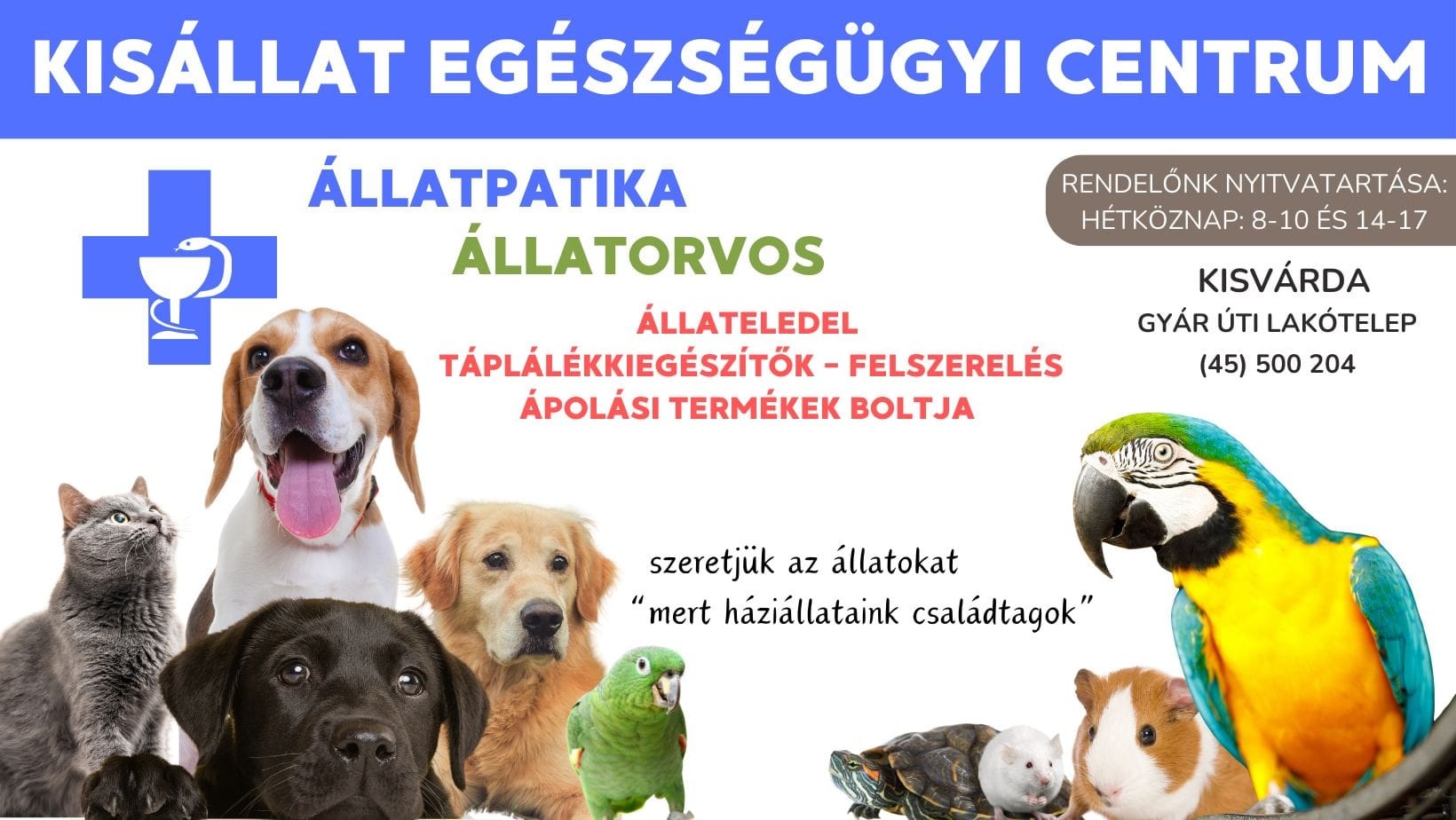 Állatpatika - Kisállat Egészségügyi Centrum Kisvárda