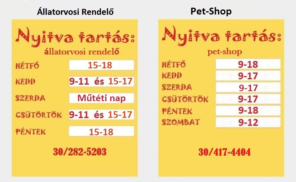 Ezüst Juhar Állatorvosi Rendelő