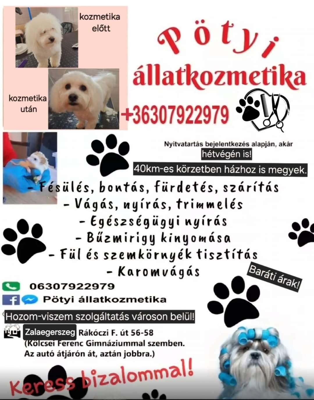 Pötyi állatkozmetika