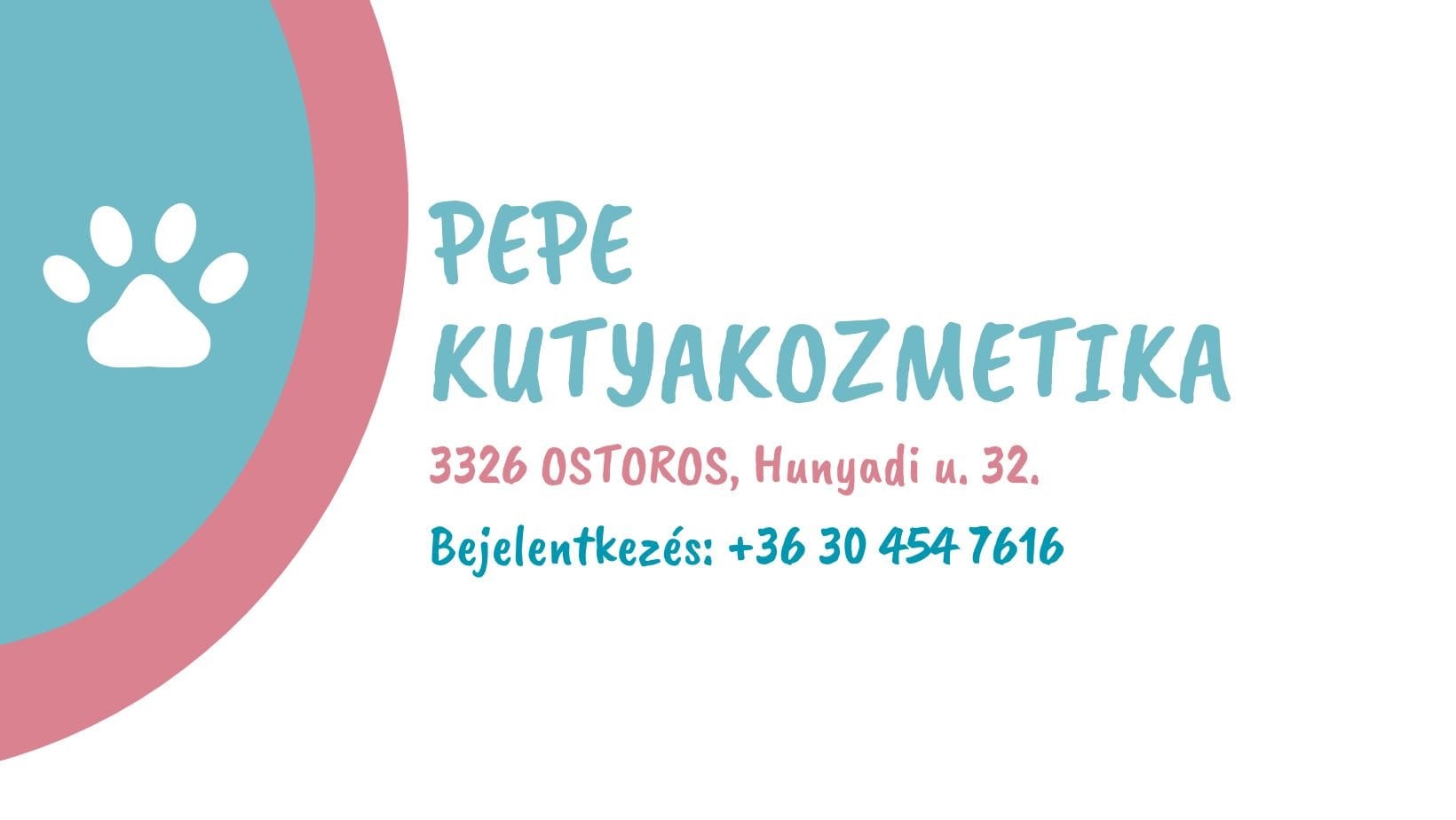 Pepe kutyakozmetika