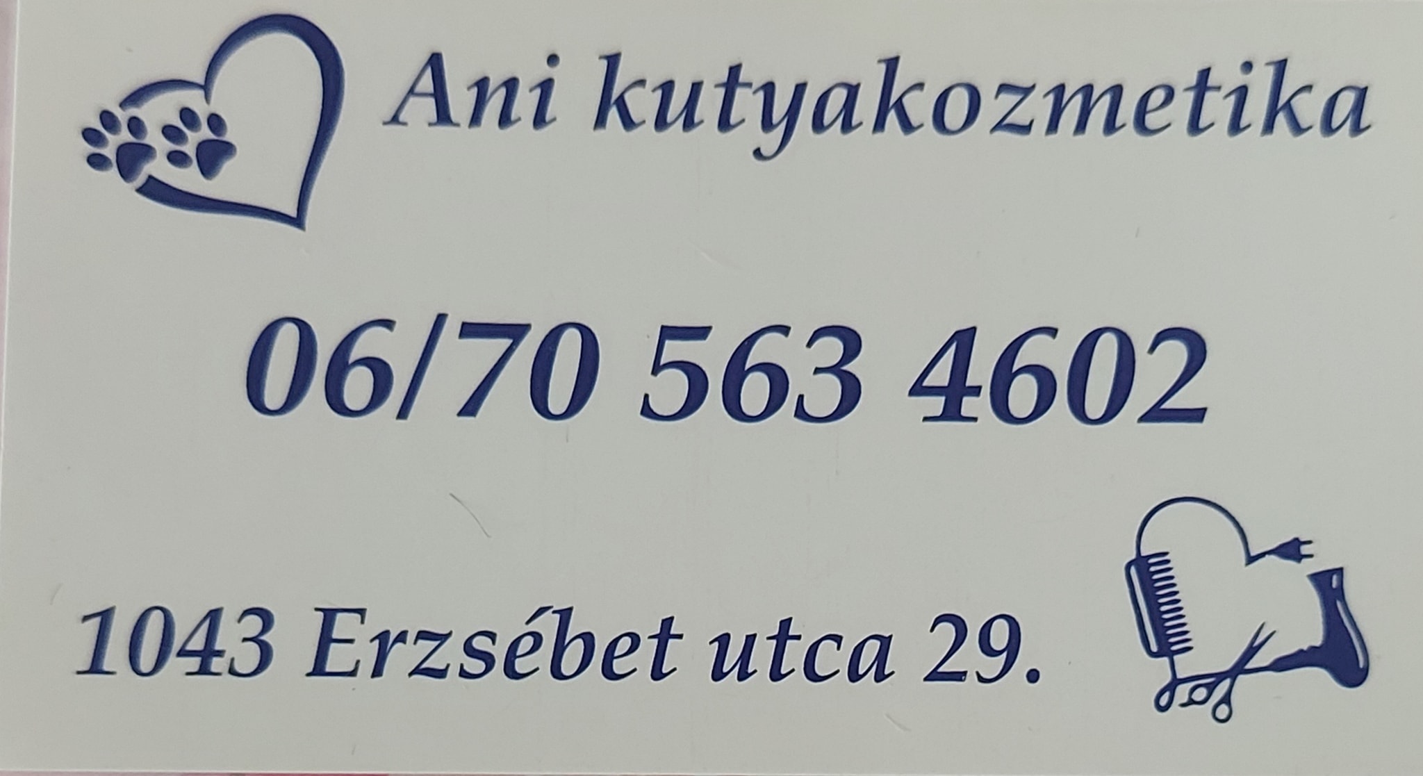 Ani kutyakozmetika