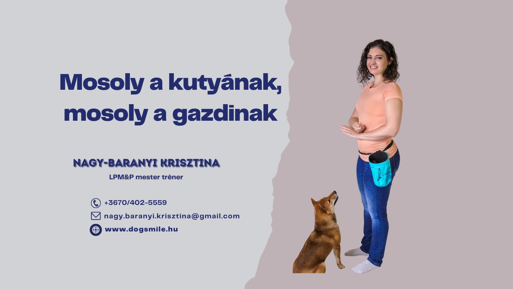 Dogsmile egyéni kutyaiskola