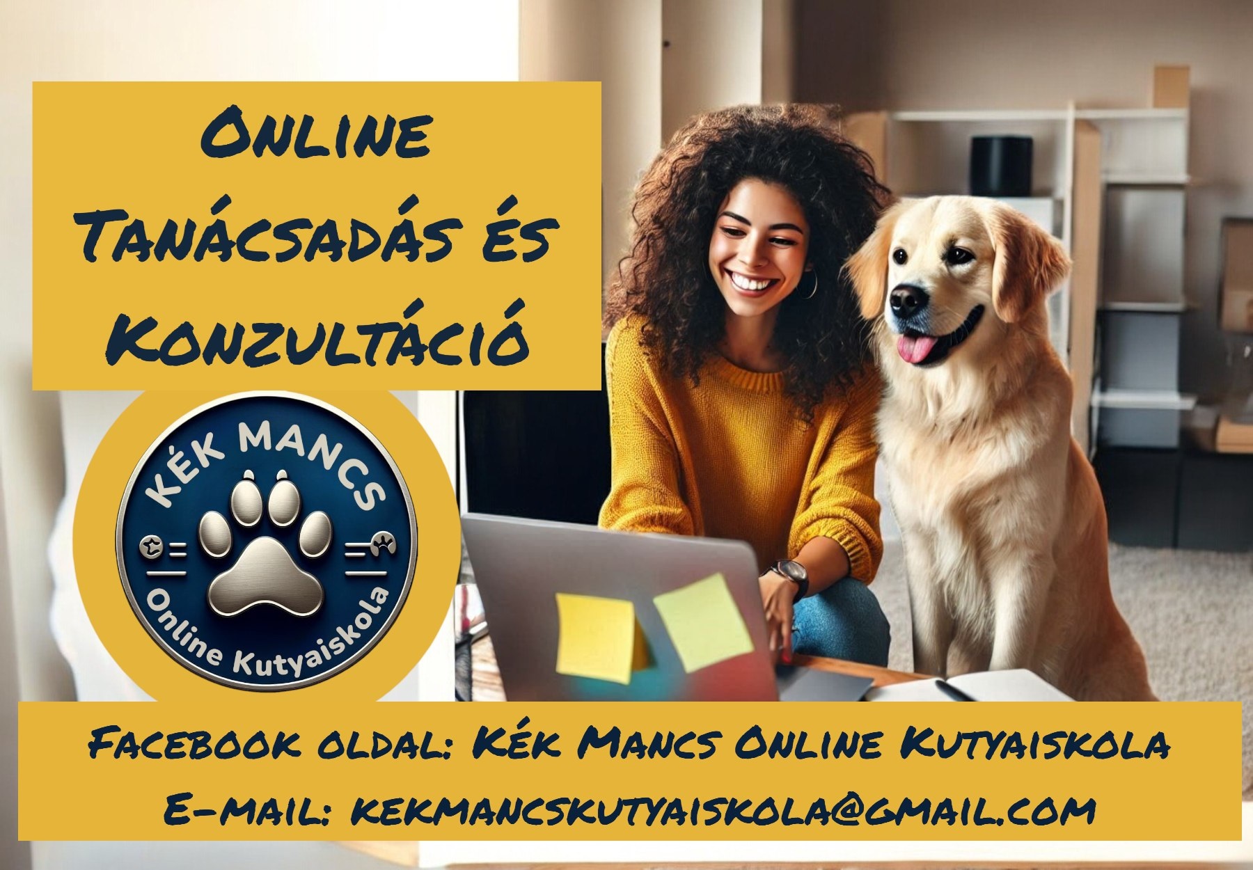 Kék Mancs Online Kutyaiskola