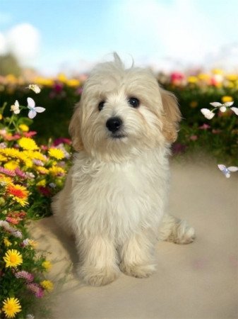 Máltai selyemkutya x törpe uszkár